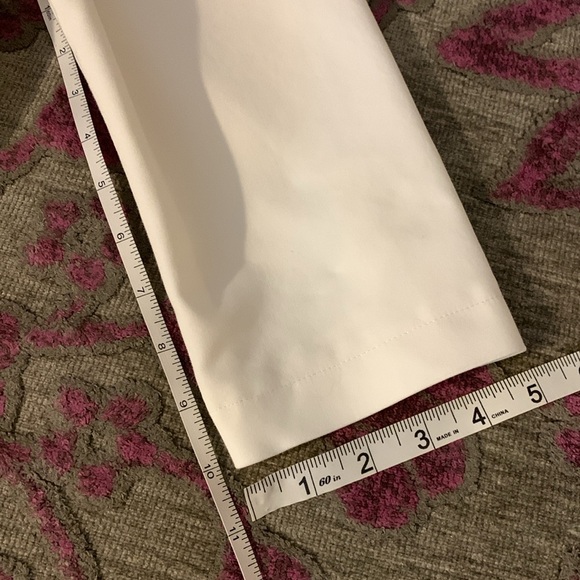 🔥VENUS Popped Collar White Asymmetrical High/Low Top Gold Accents Size 12 - Picture 12 of 14